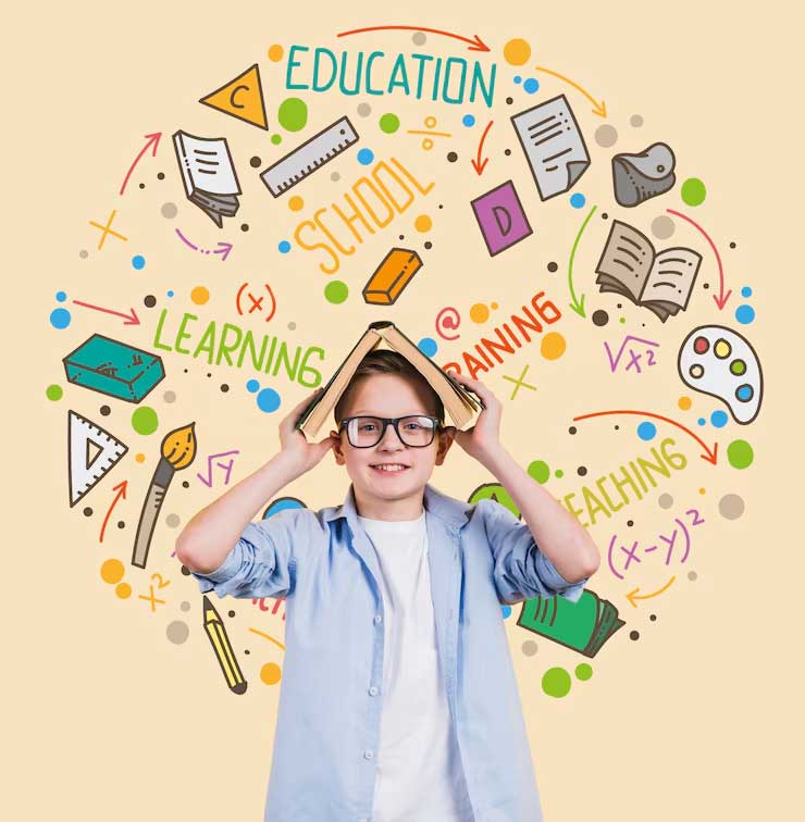 student vector education tree
